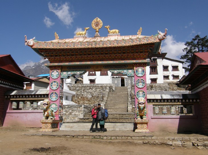 Dag 11 Framför Tengboche kloster