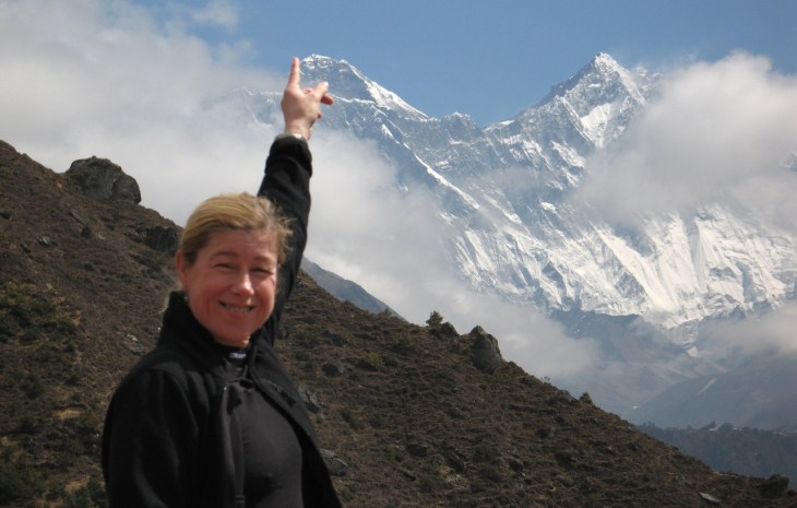 Erjas finger på Everest spets