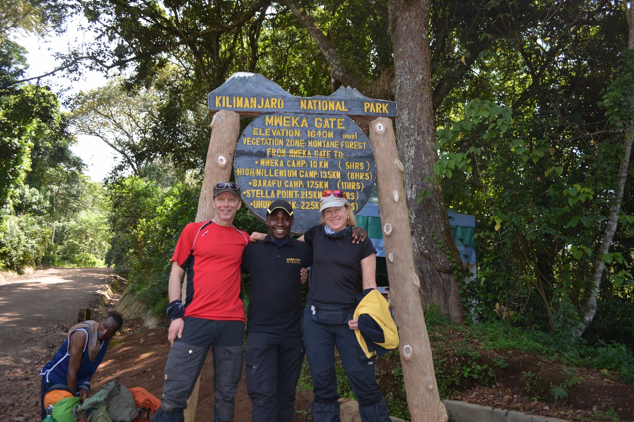 Kili Dag 7 Med Mashak på Mweka Gate
