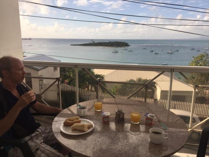 Guadeloupe balkongen